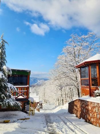 HK Zirve Otel Kış Manzarası